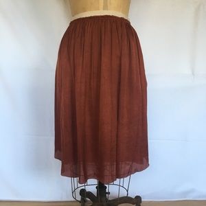 Aritizia Wilfred La Fou silky skirt